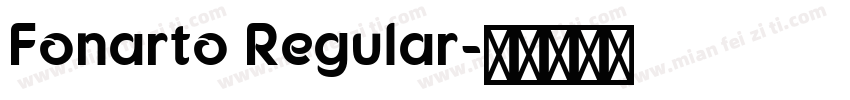 Fonarto Regular字体转换